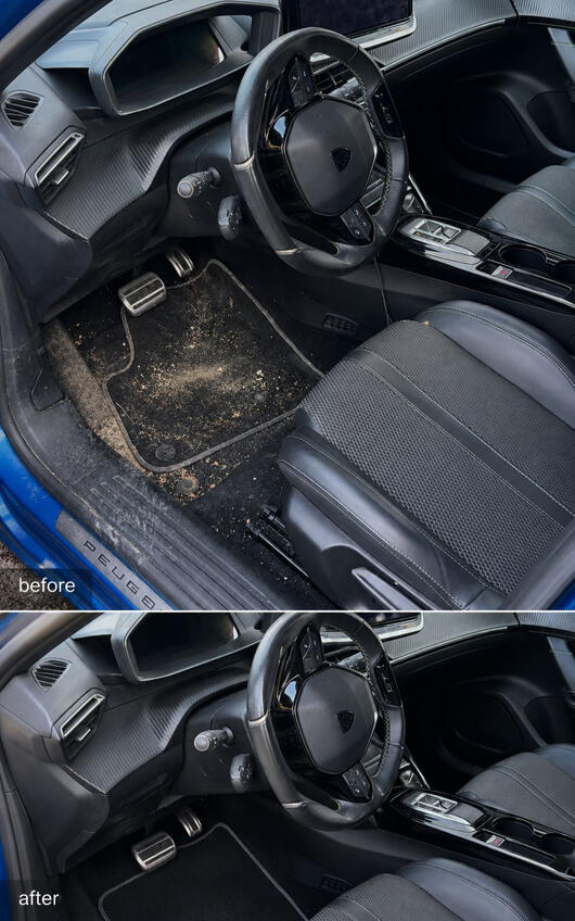 Symbolbild eines gepflegten Fahrzeuginnenraums